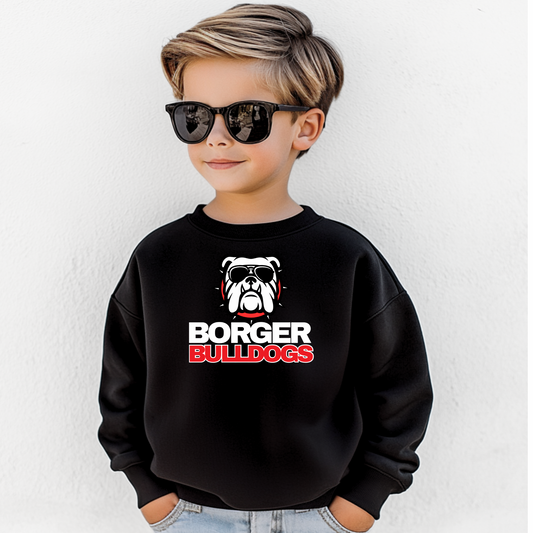 Borger Bulldogs Toddler Short Sleeve Tee